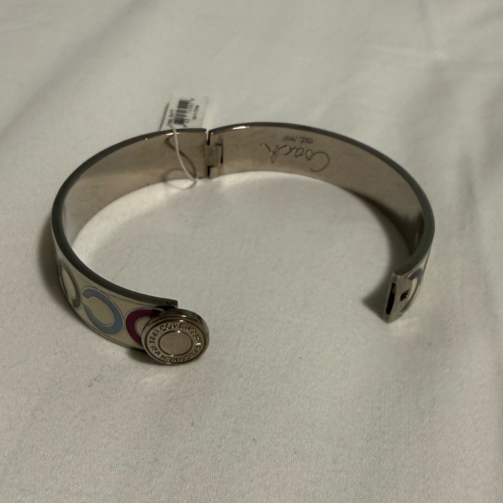 Coach NWT Colorful Monogram Bangle Bracelet! Full Inclusion! 😍 - Picture 7 of 8